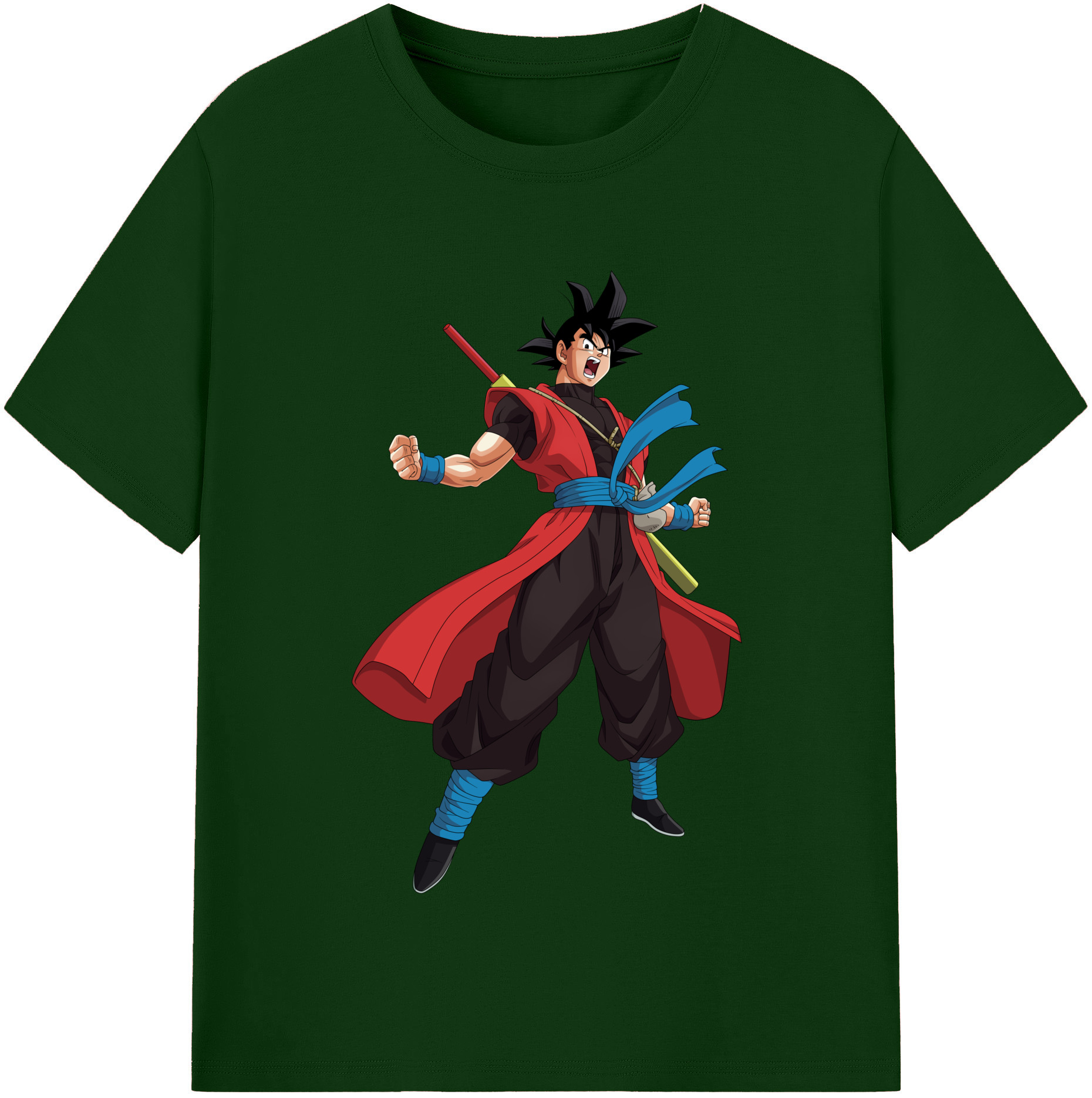 （画像用） ドラゴンボール 孫悟空（そん ごくう）Son Goku カカロット DRAGON BALL Kakarotto 綿100％半袖Tシャツ（フロントプリント）